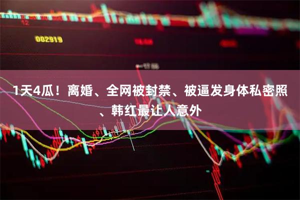 1天4瓜！离婚、全网被封禁、被逼发身体私密照、韩红最让人意外